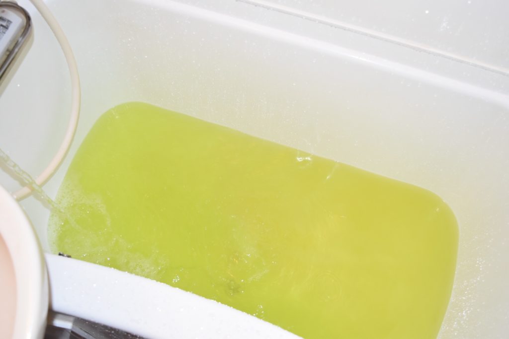 入浴剤を入れたお風呂 入浴剤を入れたお風呂